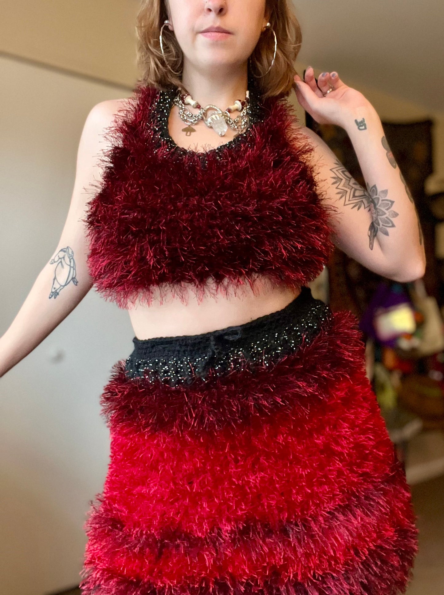 Furry Fae Crochet Set XS/S/M