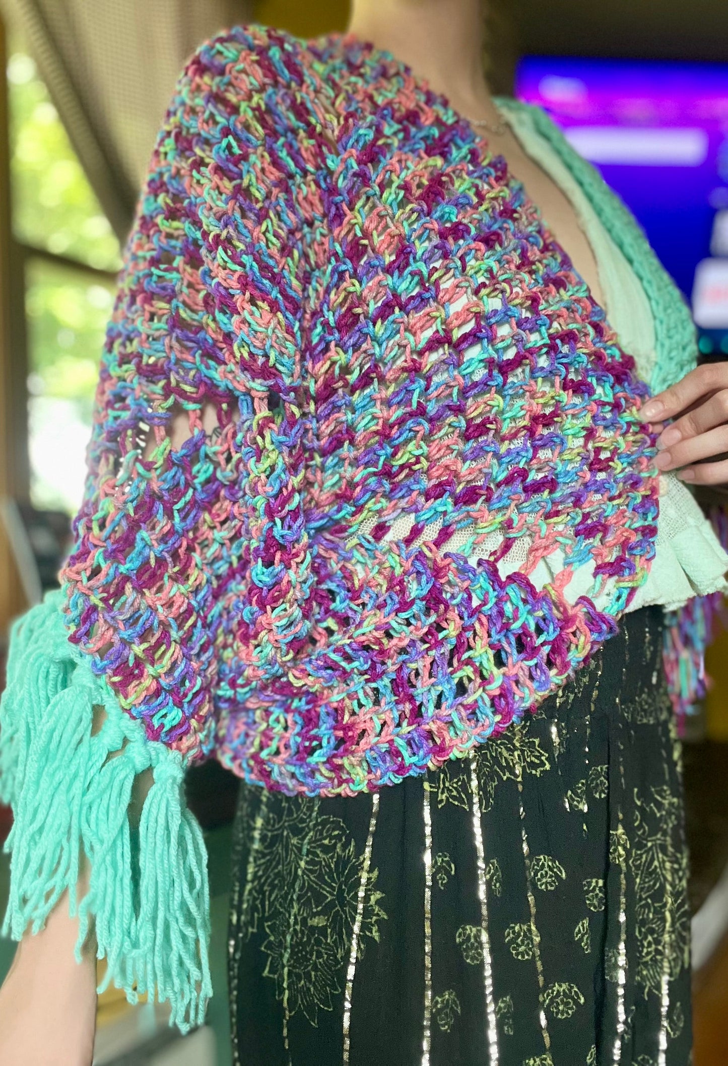 Fringe Fantasy Shrug XS-L