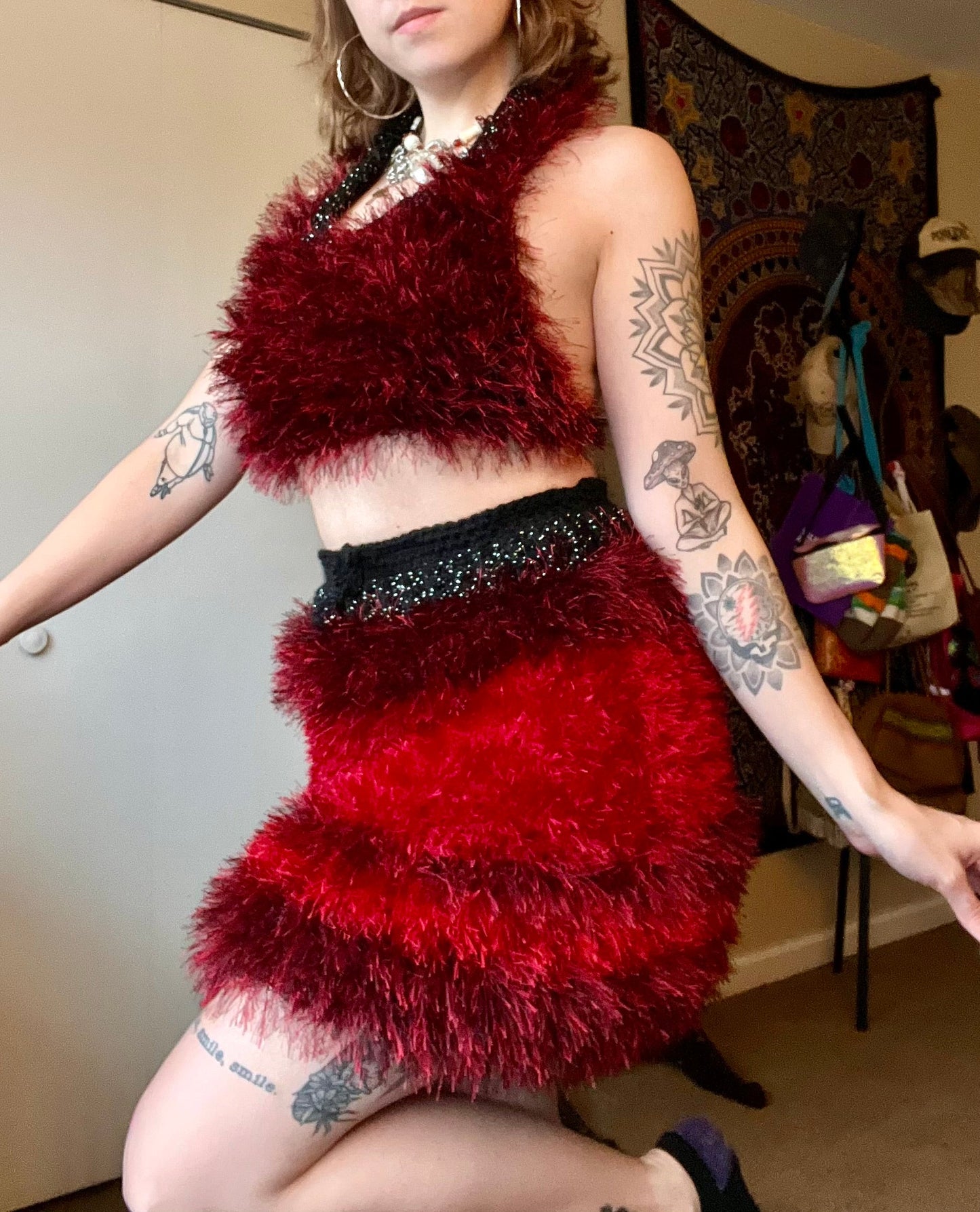 Furry Fae Crochet Set XS/S/M
