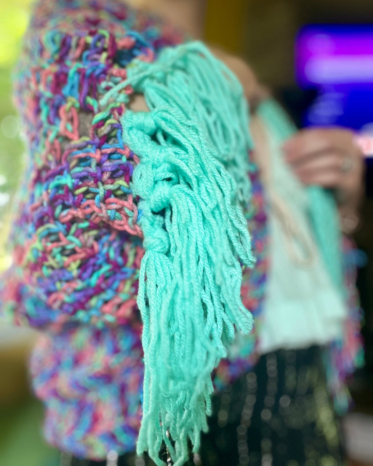 Fringe Fantasy Shrug XS-L