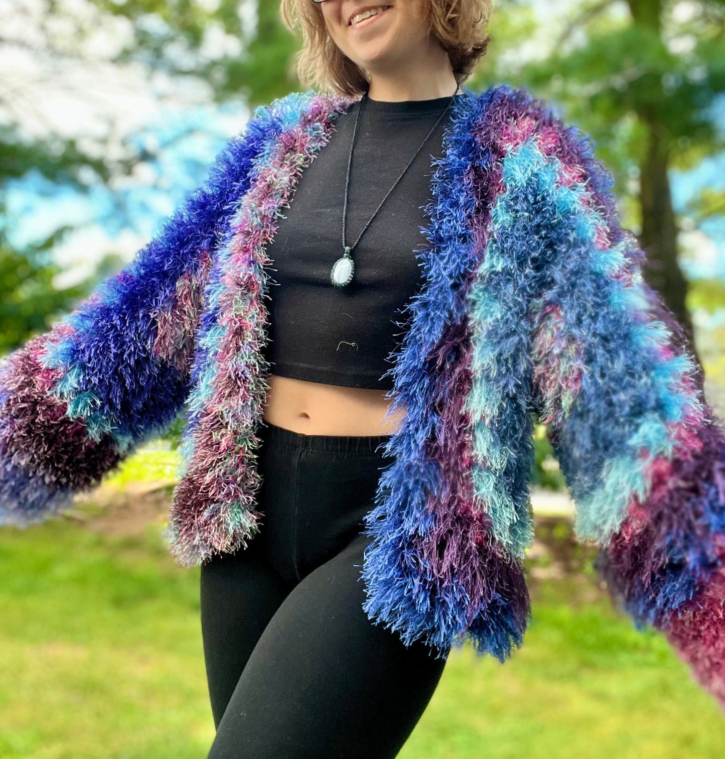 Eyelash Party Cardi