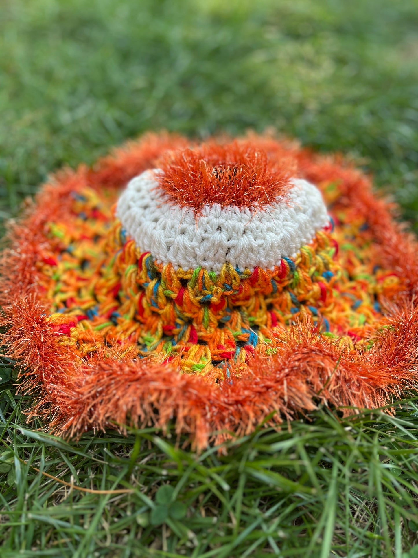 Orange Eye Perspective Bucket Hat